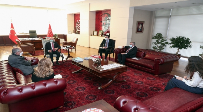 CHP Genel Başkanı Kılıçdaroğlu, Fransa'nın Ankara Büyükelçisi Herve Magro ile görüştü