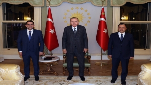 Cumhurbaşkanı Erdoğan, Kuzey Makedonya Anayasa Mahkemesi Başkanı Murat'ı kabul etti