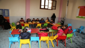 Diyanet İşleri Başkanlığı Suriye'nin El Bab kentinde Kur'an kursu açtı