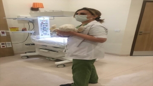 Erzurum Şehir Hastanesinde dünyaya gelen ilk bebeğin adı "Yiğit Ali" oldu