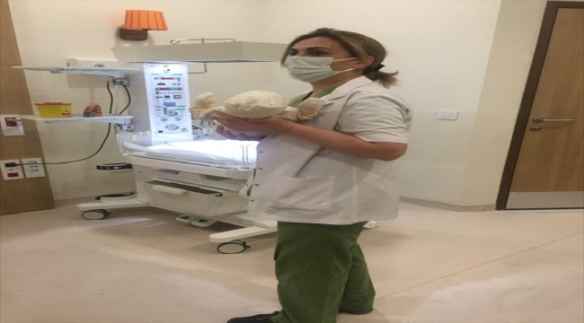 Erzurum Şehir Hastanesinde dünyaya gelen ilk bebeğin adı "Yiğit Ali" oldu