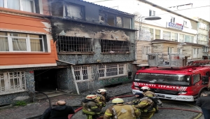 Fatih'te apartman dairesinde çıkan yangın söndürüldü