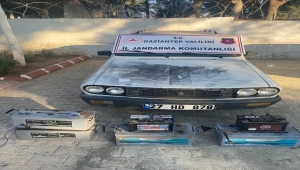 Gaziantep'te çaldığı otomobille kaçan zanlı kovalamaca sonucu yakalandı