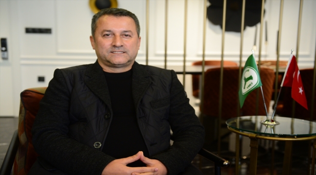 Giresunspor Kulübü Başkanı Karaahmet: "Verilen savaş ve mücadeleyle lider konumdayız"