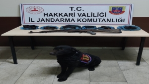 Hakkari'de 4 kilo 400 gram eroin ve silah ele geçirildi 