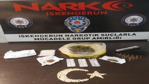 Hatay'da saksıya uyuşturucu gizleyen şüpheli yakalandı