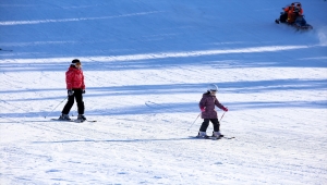 Ilgaz Dağı'nda yarıyıl tatili ve hafta sonu yoğunluğu