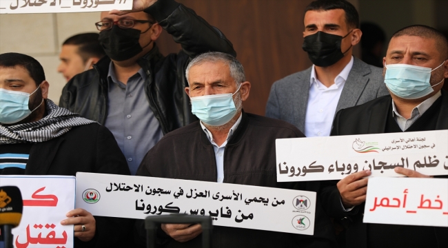 İsrail hapishanelerindeki Filistinlilere yönelik "kasıtlı tıbbi ihmal" protesto edildi