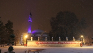 Karaman kar yağışı ile beyaza büründü