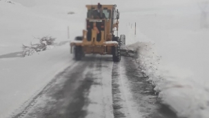 Kayseri'de kar nedeniyle kapanan 69 mahallenin yolu ulaşıma açıldı