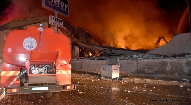 Kayseri Son Dakika: OSB'de bir fabrikada yangın çıktı