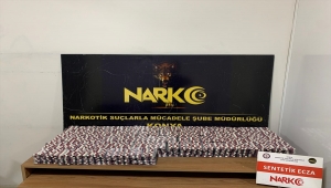 Konya'da uyuşturucu operasyonunda 85 bin 247 uyuşturucu hap ele geçirildi