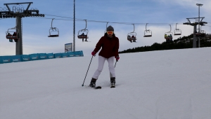 Otellerde konaklayan yerli ve yabancı turistler hafta sonu da kayağın tadını çıkaracak