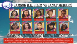 Samsun Bilim Sanat Merkezi'nin matematik başarısı