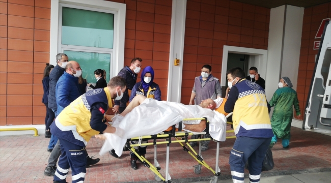 Samsun'da elektrik akımına kapılan 2 işçi yaralandı