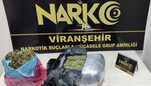 Şanlıurfa'da 5,5 kilogram esrar ele geçirildi, 4 şüpheli yakalandı
