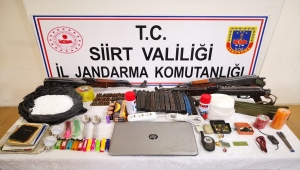 Siirt'te terör operasyonunda 3 kalaşnikof tüfek ve çok sayıda mühimmat ele geçirildi