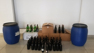 Tekirdağ'da 878 litre kaçak içki ele geçirildi, 1 kişi yakalandı