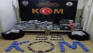Tekirdağ'da gümrük kaçağı 1611 cep telefonu ele geçirildi