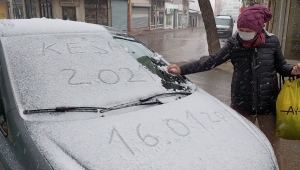 Trakya'da kar yağışı yüksek kesimleri beyaza bürüdü