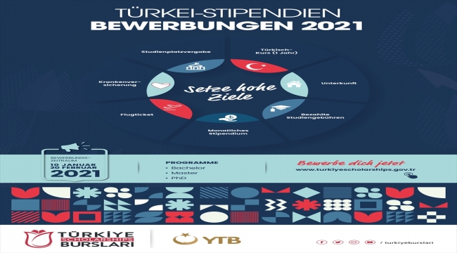 YTB'nin "2021 Türkiye Bursları"na başvurular yarın başlıyor