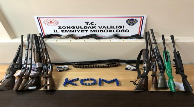 Zonguldak'ta silah ticareti yaptığı iddiasıyla 5 şüpheli yakalandı