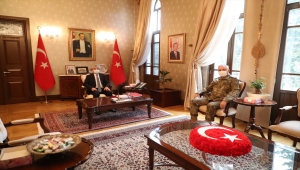 2. Ordu Komutanı Orgeneral Metin Gürak'tan, Hatay Valisi Rahmi Doğan'a ziyaret