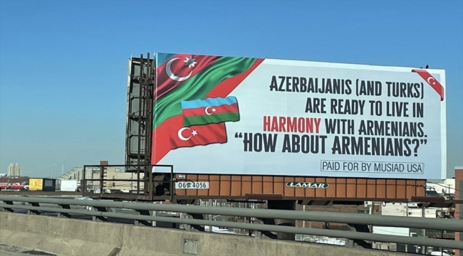 ABD'de Türklerin verdiği "uyum içinde yaşama" ilanı Ermenileri kızdırdı