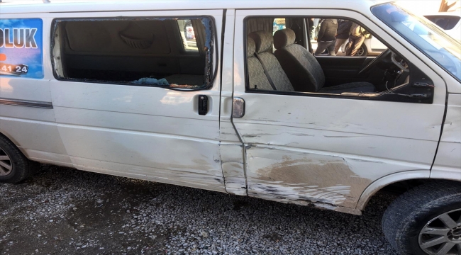 Aksaray'da minibüs ile çarpışan motosikletin sürücüsü öldü