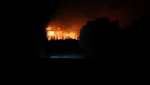 Bursa'da Osmangazi Ormanı'ndaki barakada çıkan yangın söndürüldü