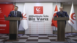 Demokrat Parti Genel Başkanı Uysal'dan Yeniden Refah Partisi'ne ziyaret