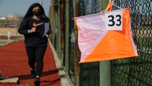 Diyarbakır'da düzenlenen oryantiring yarışmasında sporcular ter döktü