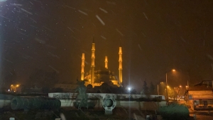 Edirne'de kar yağışı başladı