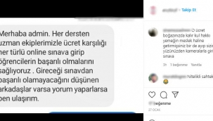 Erciyes Üniversitesi (ERÜ) online sınavlarında "online sahtekarlık"