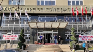 GÜNCELLEME 2- Maltepe Belediyesinde işçiler greve başladı