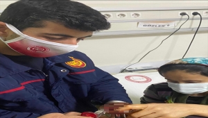 Hatay'da kadının mutfak robotuna kaptırdığı parmakları itfaiye ekiplerince kurtarıldı