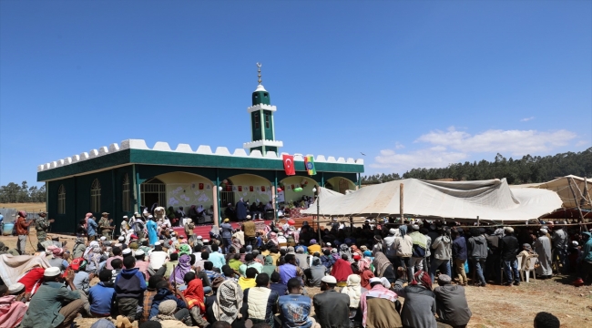 İDDEF, Etiyopya'da hayırseverlerin desteğiyle 2 mescit ve medrese inşa etti