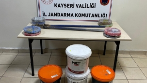 Kayseri'de Jandarma hırsızlık yapan 5 kişiyi yakaladı