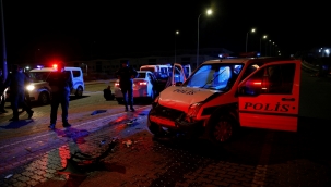 Kayseri Son Dakika: "Dur" ihtarına uymayan sürücü, otomobiliyle polis aracına çarpınca yakalandı