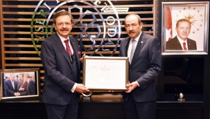 Kayseri Ticaret Odası "A Sınıfı Akreditasyon Belgesi" aldı