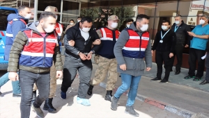 Kilis'te Suriye sınırında yakalanan DEAŞ'lı terörist adliyeye sevk edildi