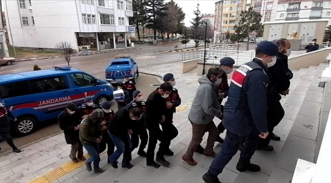Kırşehir'de suç örgütü operasyonunda 5 tutuklama