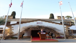 KKTC Cumhurbaşkanı Tatar, İngiltere Dışişleri Bakanı Raab'ı kabul etti