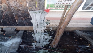 Küçükkuyu'da ender görülen aşırı soğuklar hayatı olumsuz etkiledi 