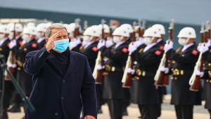 Milli Savunma Bakanı Akar, 2. Korvet Filotillası Komodorluğu Sancak Tevcih Töreni'nde konuştu: (2)