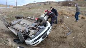 Samsun'da otomobil devrildi: 1 ölü, 3 yaralı