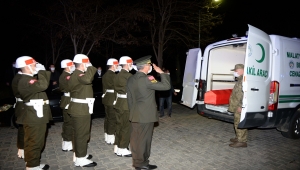 Şehit Uzman Çavuş Hüseyin Sarı'nın naaşı memleketi Kahramanmaraş'a getirildi