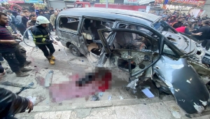 Suriye'nin kuzeyindeki Bab ilçesinde terör saldırısında 1 sivil öldü, 3 sivil yaralandı
