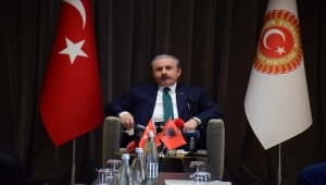 TBMM Başkanı Şentop, Arnavutluk'ta gazetecilerin sorularını yanıtladı: (1)