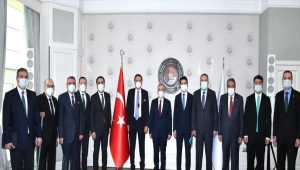 TCMB Başkanı Ağbal, TOBB Başkanı Hisarcıklıoğlu'nu ziyaret etti